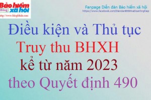 Conditions and Procedures for collection and payment of social insurance from 2023 according to Decision 490/QD-BHXH