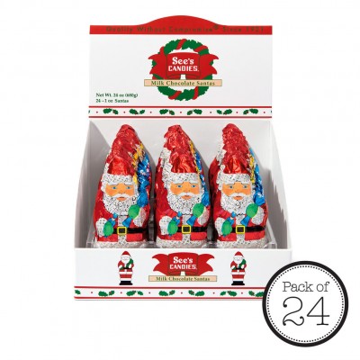 Milk Chocolate Santas