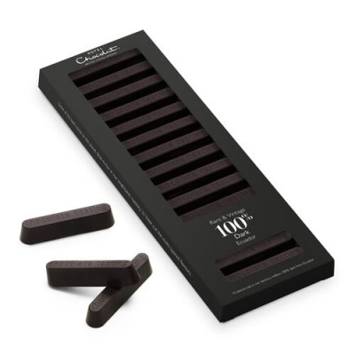 100% Dark Chocolate Batons