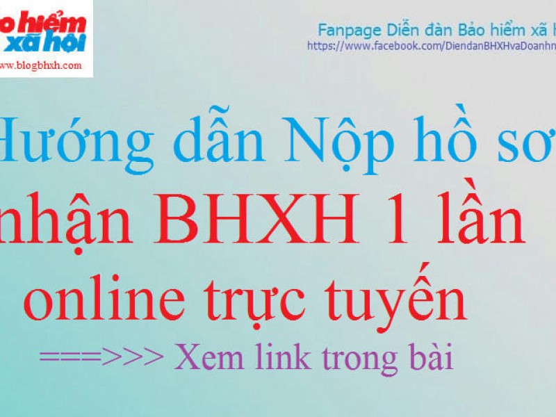 How to apply online to receive one-time social insurance?