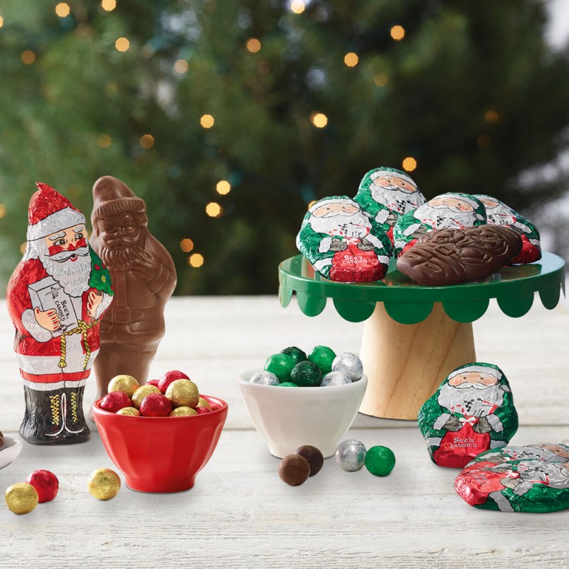 Dark Chocolate Santas