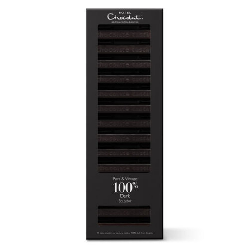 100% Dark Chocolate Batons